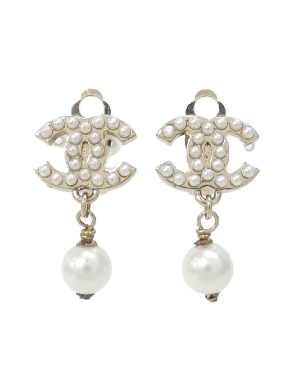 Chanel Vintage Earrings Gold